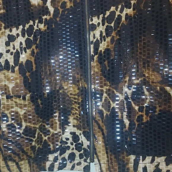 Ruby Rd. Sequins animal print jacket - Picture 2 of 5